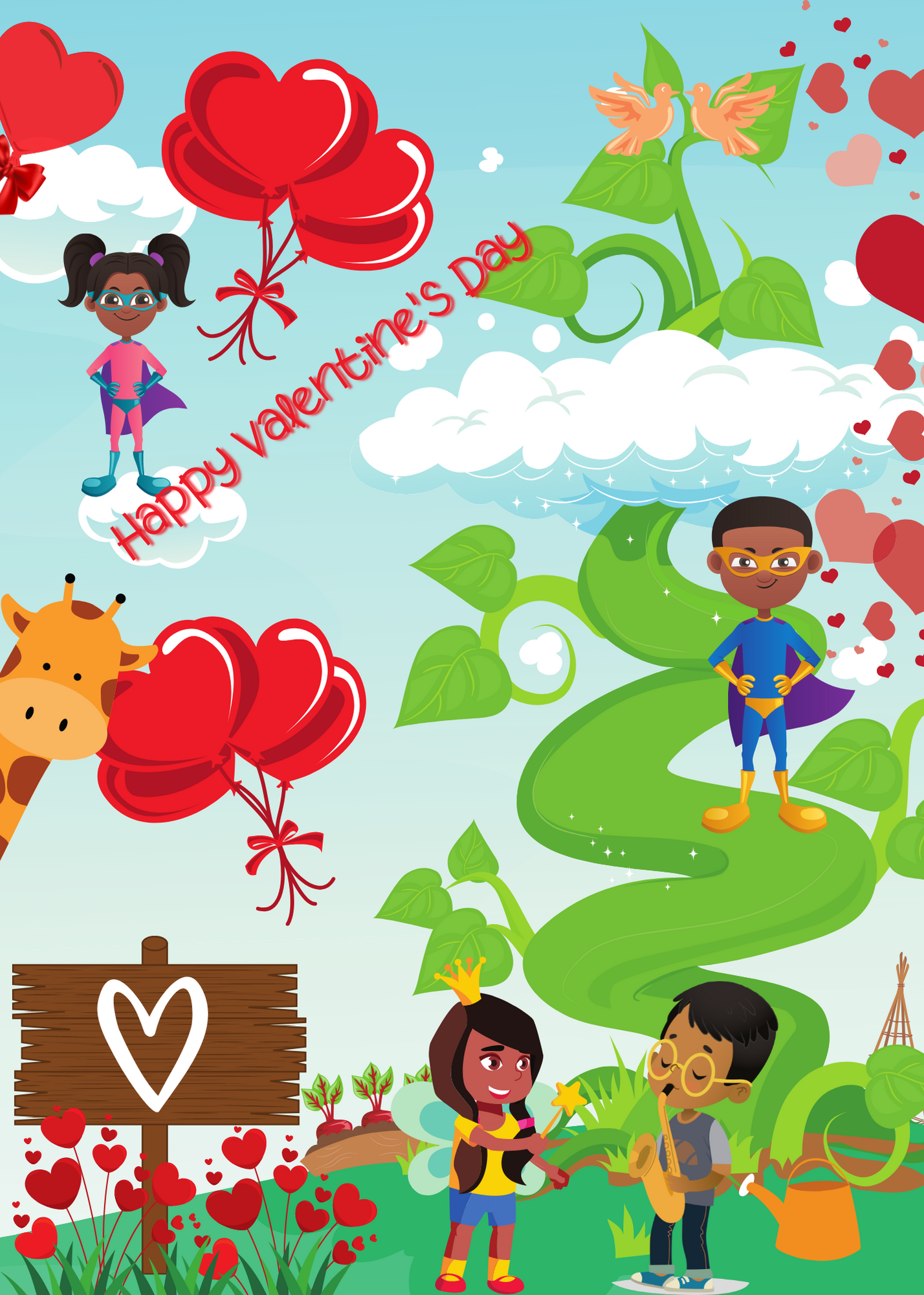 Color Me Kids Valentine