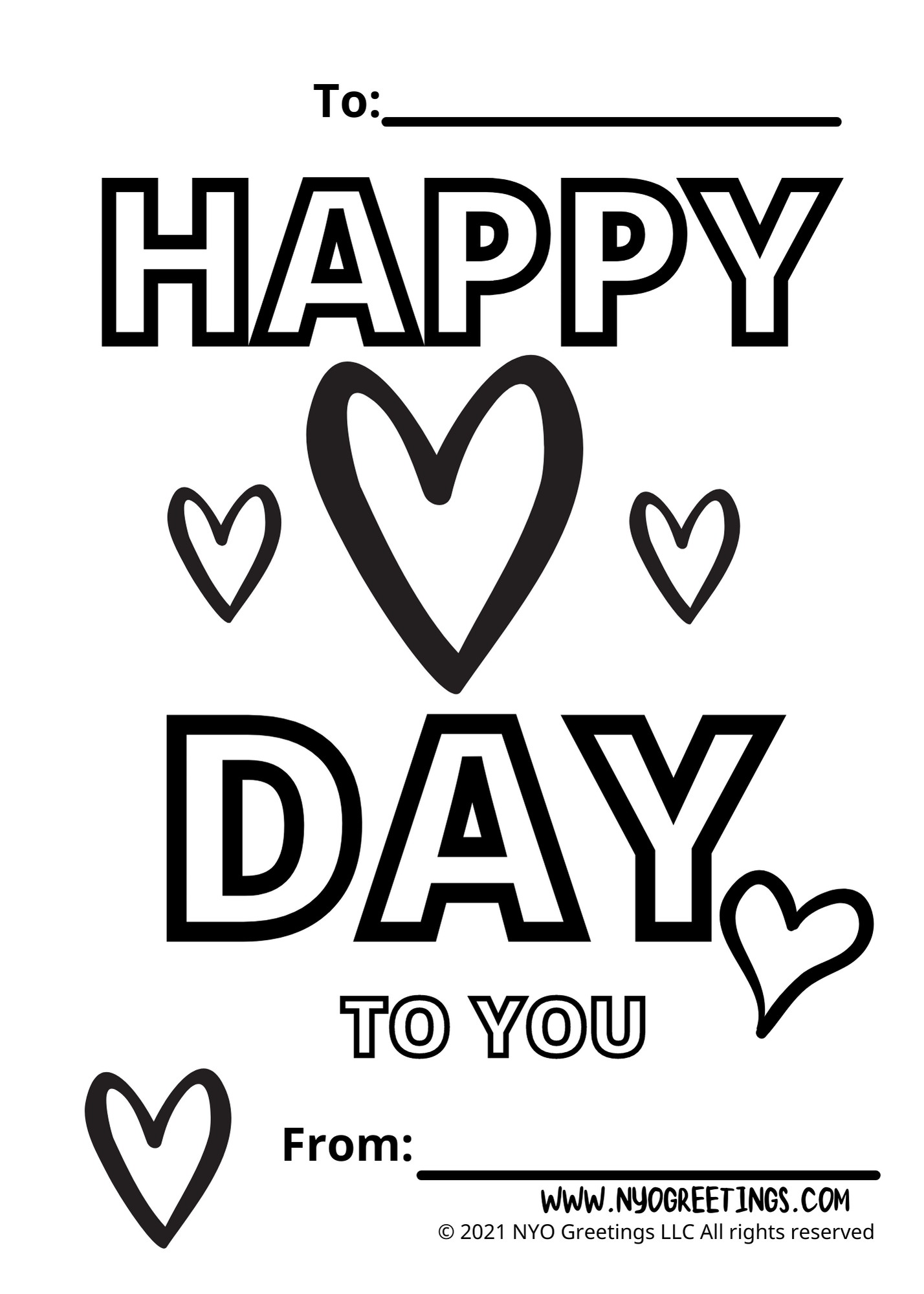 Color Me Kids Valentine