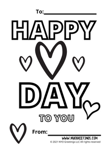 Color Me Kids Valentine