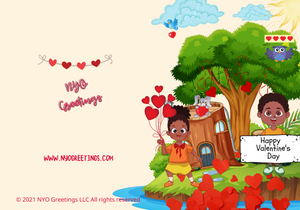 Color Me Kids Valentine Love