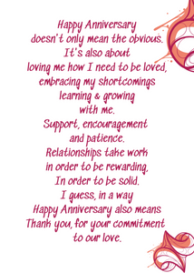 Loving Anniversary