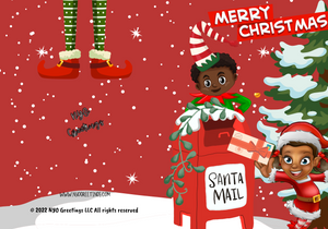 Cute Elf Christmas Love