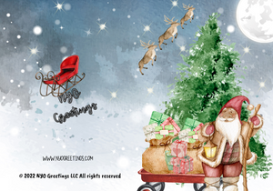 Christmas Watercolor Card Bundle