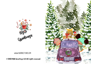 Christmas Watercolor Card Bundle