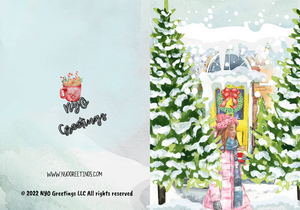 Christmas Watercolor Card Bundle