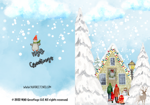 Christmas Watercolor Card Bundle