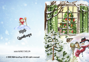 Christmas Watercolor Card Bundle