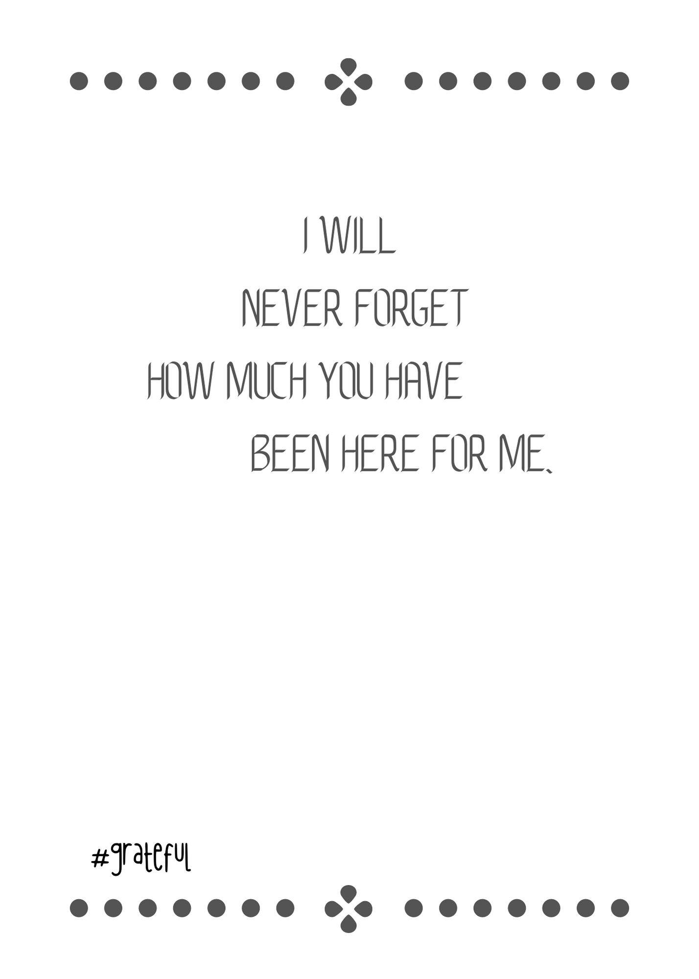 Never Forget